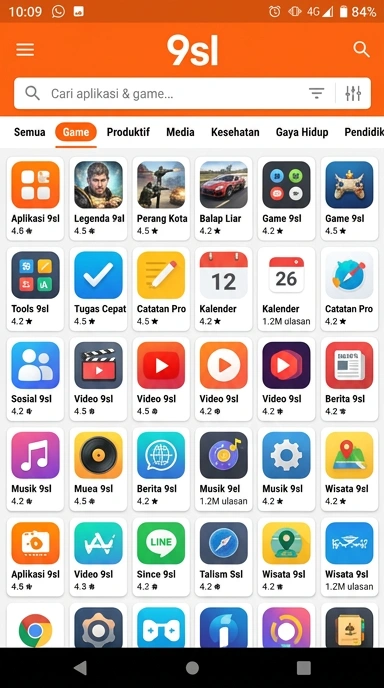 Temukan Aplikasi Populer & Kanal Uji Terbaik di 9sl
