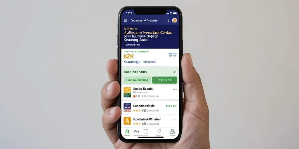 Tampilan antarmuka 8ZK yang user-friendly dan informatif.