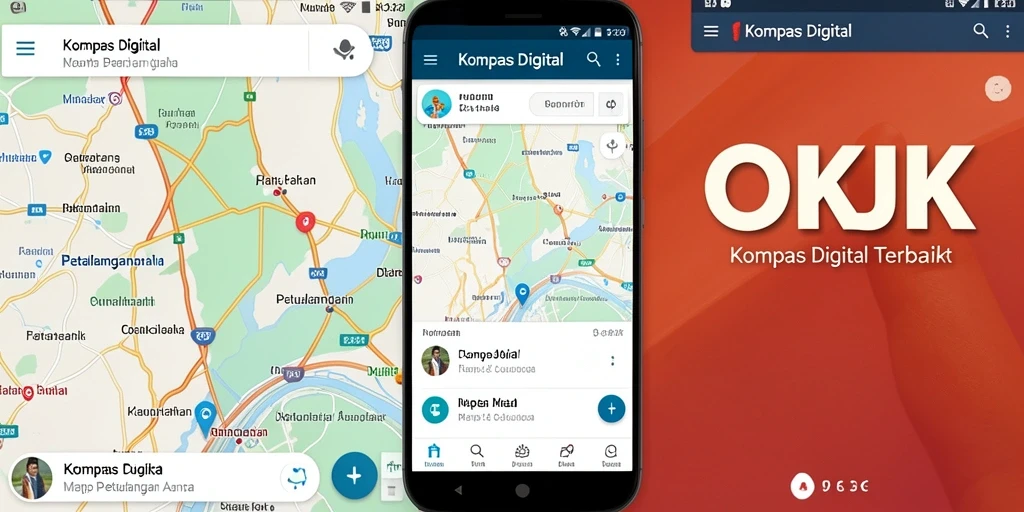 Tampilan antarmuka OKJK yang sederhana dan intuitif untuk navigasi yang mudah.
